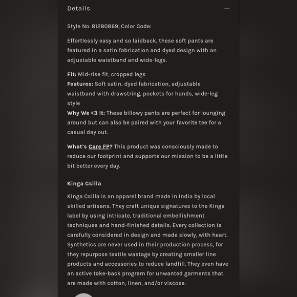 Free People Wide Leg Pants - Picture 6 of 6